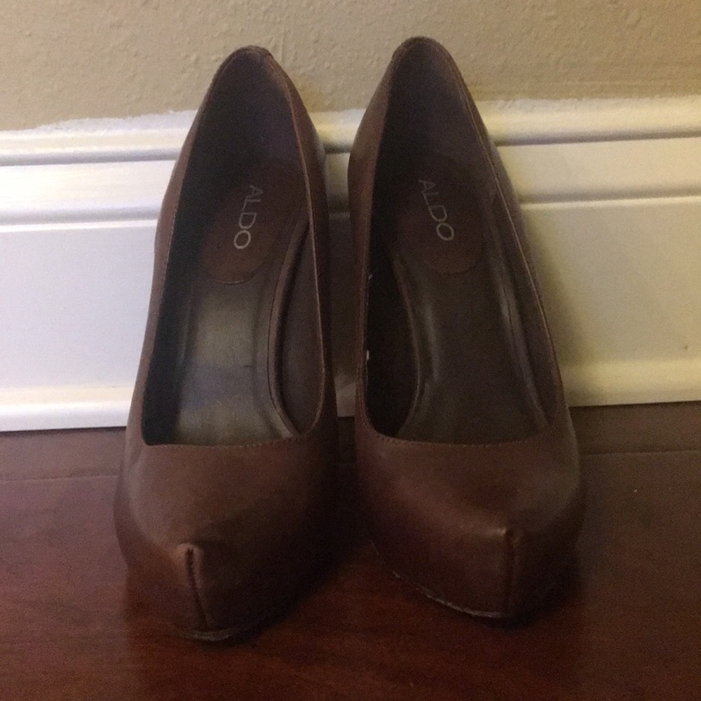 Brown Aldo Heels